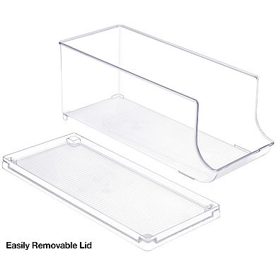 Sorbus Clear 10-Can Organizer with Lid (2 Pack)