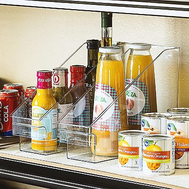 Sorbus 2 Pack Roll Out Bottle Organization Bins