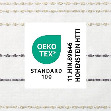 Town & Country Solana Textured Woven Stripe Shower Curtain