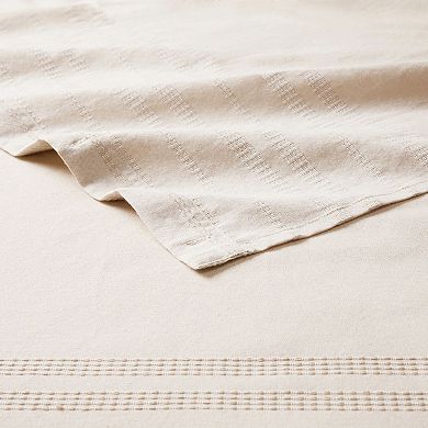 Town & Country Sophia Textured Solid Fabric Shower Curtain