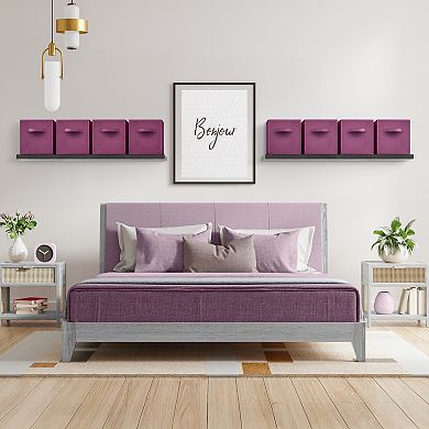 Sorbus 13 Inch 8 Pack Foldable Cubes with Handle- for Home Home Storage & Organization