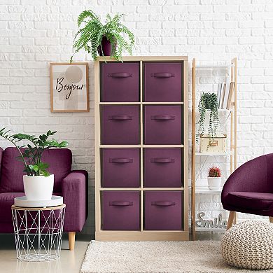 Sorbus 13 Inch 8 Pack Foldable Cubes with Handle- for Home Home Storage & Organization