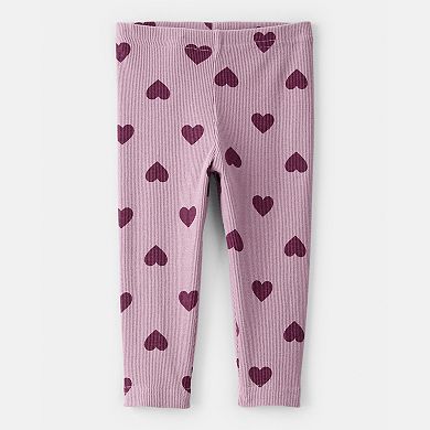 Baby Girl Carter's Sherpa Quarter Zip & Legging Set