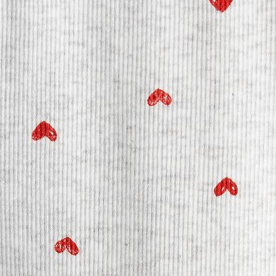 Baby Girl Carter's Long-Sleeve Tee & Heart Pant Set
