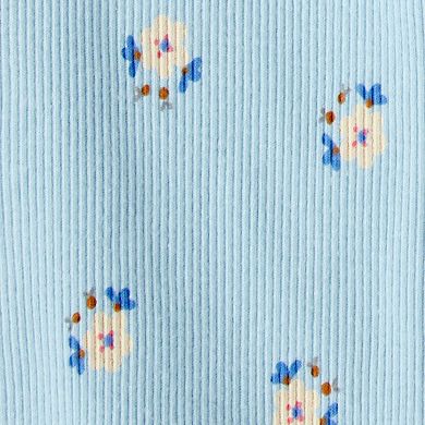 Baby Girl Carter's Peter Pan Collar Pullover & Flare Legging Set