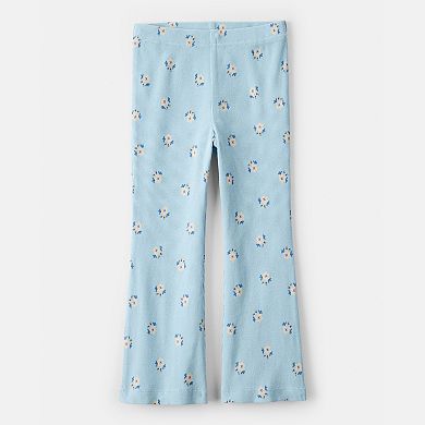 Baby Girl Carter's Peter Pan Collar Pullover & Flare Legging Set