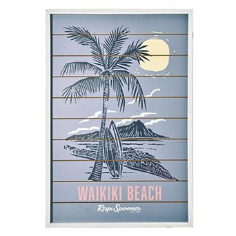 Kona Coast by Reyn Spooner Waikiki Beach Slatted Wall Art