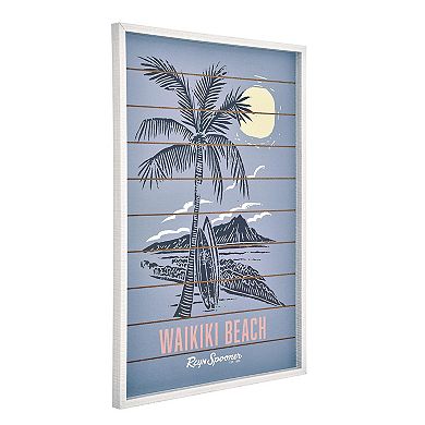 Kona Coast by Reyn Spooner Waikiki Beach Slatted Wall Art