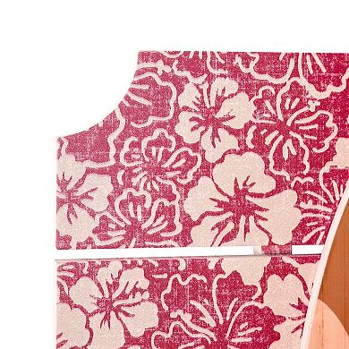 Kona Coast by Reyn Spooner 14 x 20 Red Surfboard Wall Art