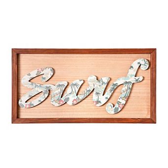 Kona Coast by Reyn Spooner Palm Tree Surf Framed Wall Art