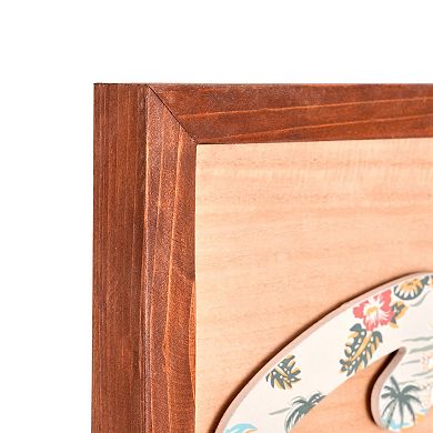 Kona Coast by Reyn Spooner Palm Tree Surf Framed Wall Art