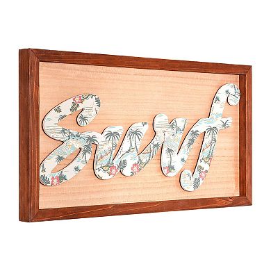 Kona Coast by Reyn Spooner Palm Tree Surf Framed Wall Art