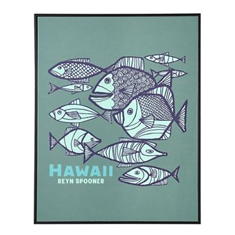Kona Coast by Reyn Spooner Fishes Hawaii Framed Wall Art