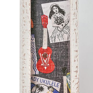 Kona Coast by Reyn Spooner Dons Ukulele Mirror Wall Decor