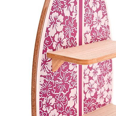 Kona Coast by Reyn Spooner Surfboard 3-Shelf Wall Decor