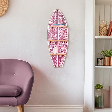 Kona Coast by Reyn Spooner Surfboard 3-Shelf Wall Decor