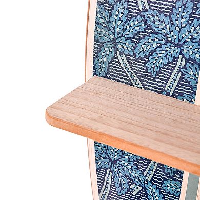 Kona Coast by Reyn Spooner Electric Palms Surfboard 3-Shelf Wall Decor