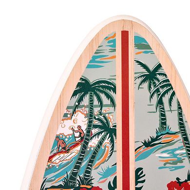Kona Coast by Reyn Spooner 50th State Island Paradise Surfboard Wall Decor