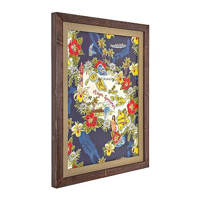 Kona Coast by Reyn Spooner Oceanic Framed Wall Art