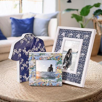 Kona Coast by Reyn Spooner Lahaina Sailor Frame & Table Decor 3-piece Set