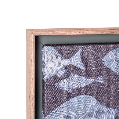 Kona Coast by Reyn Spooner Fish Palm Tree Framed Wall Art 2-piece Set