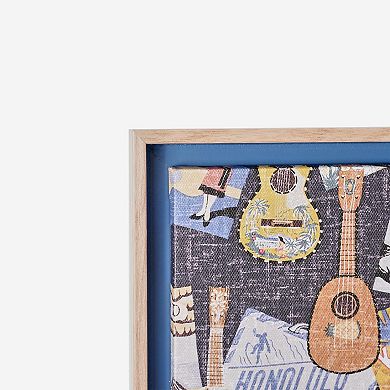 Kona Coast by Reyn Spooner Dons Collection Ukulele Wall Art 2-piece Set