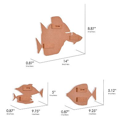Kona Coast by Reyn Spooner Fishes Wall Decor 3-piece Set