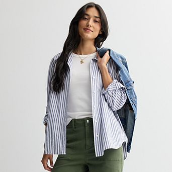 Women's Sonoma Goods For Life® Everyday Button-Up Shirt