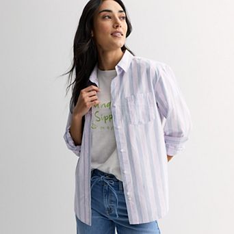 Women's Sonoma Goods For Life® Everyday Button-Up Shirt