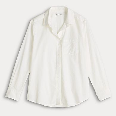 Petite Sonoma Goods For Life® Everyday Button-Up Shirt