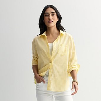 Petite Sonoma Goods For Life® Everyday Button-Up Shirt