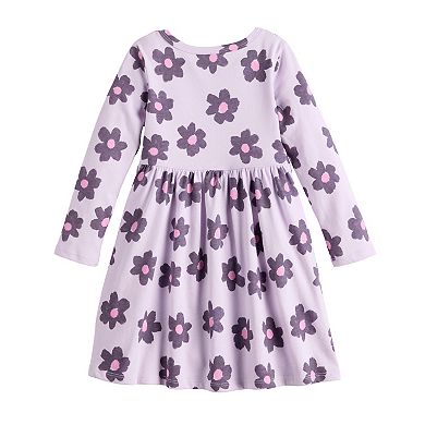 Baby & Toddler Girls Jumping Beans® Long Sleeve Jersey Dress