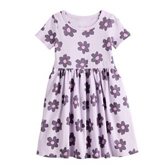 Baby & Toddler Girls Jumping Beans® Short Sleeve Jersey Dress