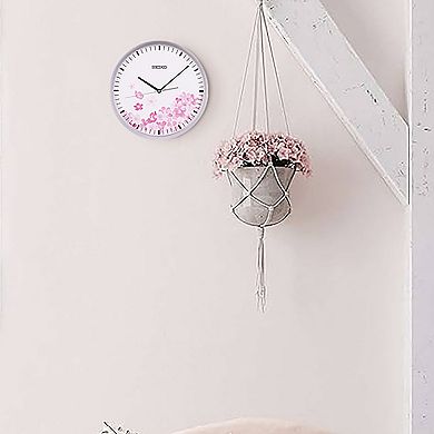 Seiko Cherry Blossom Wall Clock