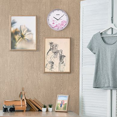 Seiko Cherry Blossom Wall Clock