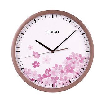 Seiko Cherry Blossom Wall Clock