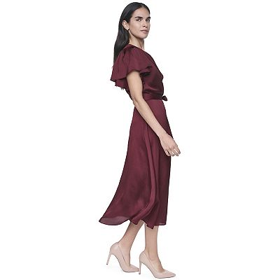 harper chiffon faux wrap dress Kids Harper Chiffon Faux Wrap Dress