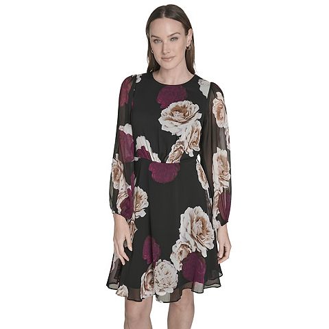 Женские платья Harper Women's Harper Rose Long Sleeve Cinched Waist Dress