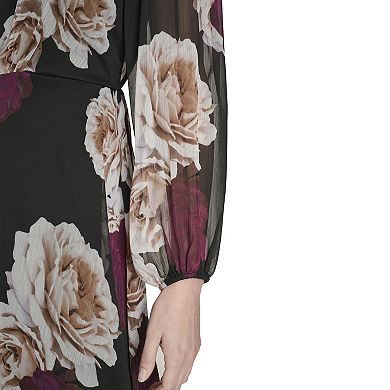 Women's Harper Rose Long Sleeve Cinched Waist Dress