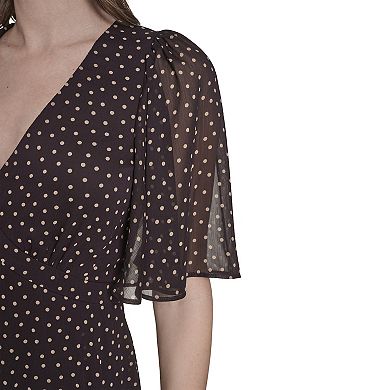Women's Harper Rose V-Neck Polka Dot Dress