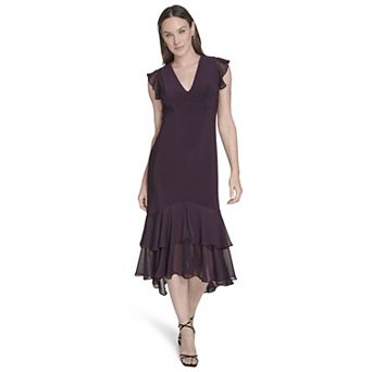 Women's Harper Rose Flutter Sleeve Hem Dress