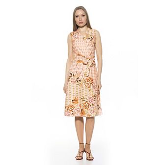 Women's ALEXIA ADMOR Dane Sleeveless Fit And Flare Dress