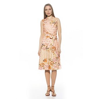 Women's ALEXIA ADMOR Dane Sleeveless Fit And Flare Dress