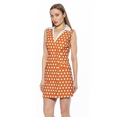 Women's ALEXIA ADMOR Rune Sleeveless Collar Vest Dress