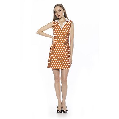 Women's ALEXIA ADMOR Rune Sleeveless Collar Vest Dress