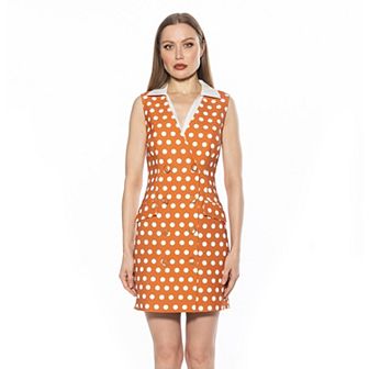 Women's ALEXIA ADMOR Rune Sleeveless Collar Vest Dress