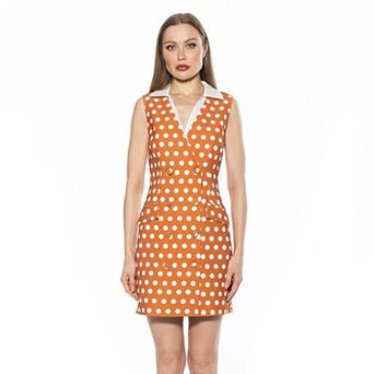 Women's ALEXIA ADMOR Rune Sleeveless Collar Vest Dress