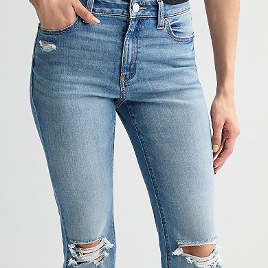 Juniors' SO High Rise Flare Jeans