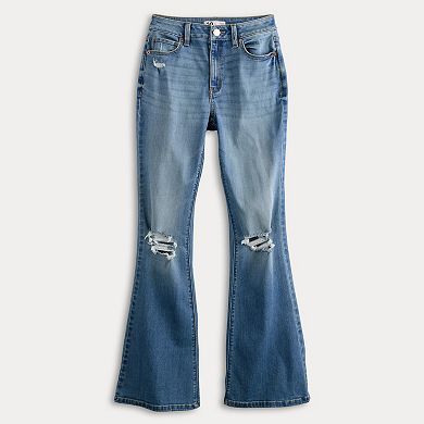 Juniors' SO High Rise Flare Jeans
