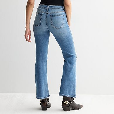 Juniors' SO High Rise Flare Jeans